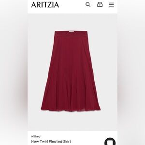 Wilfred Twirl Pleated Skirt Size S